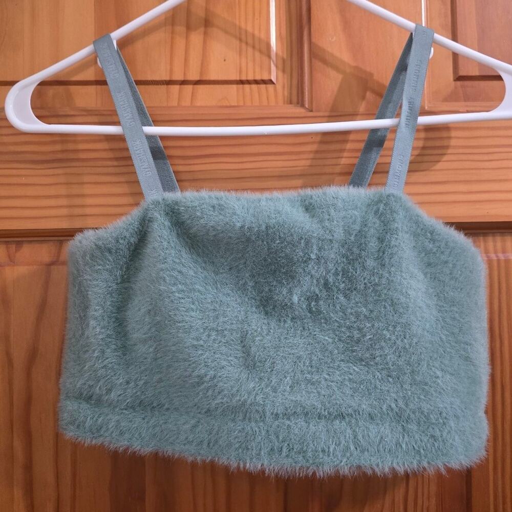 Gymshark x Whitney Simmons Eyelash bra Medium Green - Picture 5 of 5